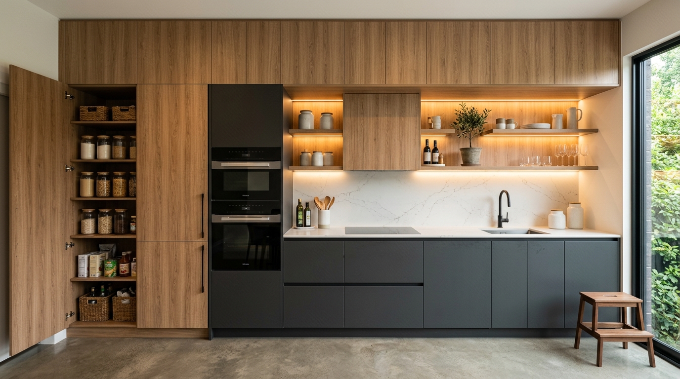 Melamine Pantry Cupboards